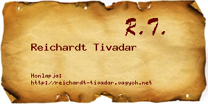 Reichardt Tivadar névjegykártya